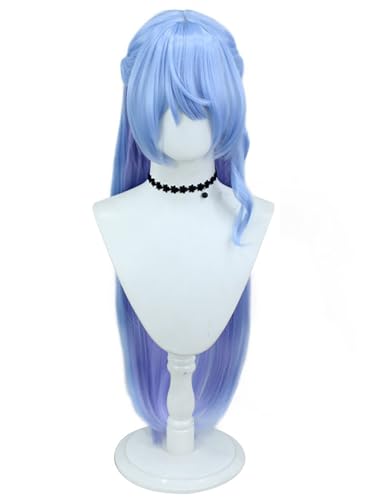 bi bi hou Honkai Star Rail Robin Cosplay Perücke Lange Honkai Star Rail Verkleidung Robin Cosplay Wig Anime Perücke Halloween Karneval Party Cosplay Kostüm Zubehör Perücke Erwachsene von bi bi hou