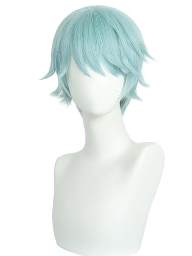 bi bi hou Saja Boys Baby Cosplay Perücke Grün Länge 30cm Anime Demon Hunters Verkleidung Sajaboys Baby Wig Halloween Karneval Party Kostüm Zubehör Anime Perücke Erwachsene von bi bi hou