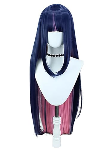 bi bi hou Stocking Anarchy Cosplay Perücke Anime Panty and Stocking with Garterbelt Verkleidung Stocking Cosplay Wig Halloween Karneval Party Cosplay Kostüm Zubehör Perücke Erwachsene von bi bi hou