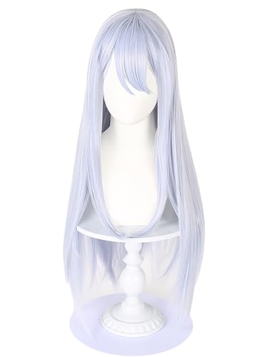 bi bi hou Yoisaki Kanade Cosplay Perücke Silber Lange Project Sekai Verkleidung Kanade Yoisaki Cosplay Wig Anime Perücke Halloween Karneval Party Cosplay Kostüm Zubehör Erwachsene von bi bi hou