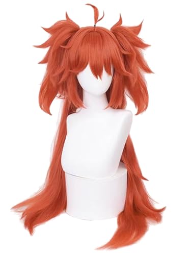 bi bi hou Zenless Zone Zero Koleda Cosplay Perücke Zenless Zone Zero Verkleidung Koleda Belobog Cosplay Wig Halloween Karneval Party Cosplay Kostüm Zubehör Perücke Erwachsene von bi bi hou