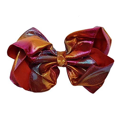 Zopfband Kleinkind Baby Mädchen Haarspange Bowknot Haarnadel Headwear Haarband Kind (Red, One Size) von biJerou