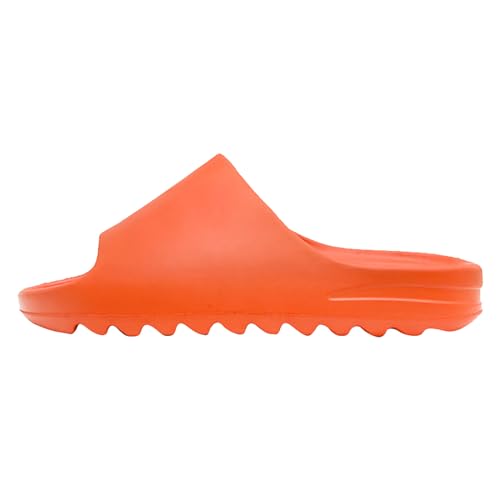 biJerou Männer und Frauen Stepping Sense EVA Sandalen Hausschuhe Sommer Home Dicke Unterseite rutschfeste Strand Hausschuhe Schuhe Sneaker Herren 43/44 (Orange, 41) von biJerou