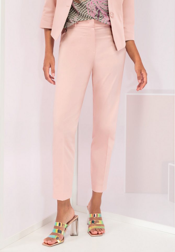 bianca Anzughose SIENA in cleanem Look in Trendfarben von bianca