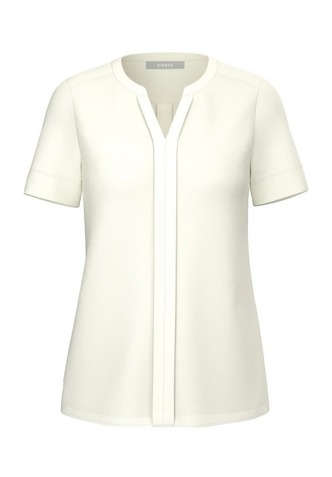 bianca Blusenshirt PAJA in angesagtem, cleanen Look in Trendfarbe von bianca