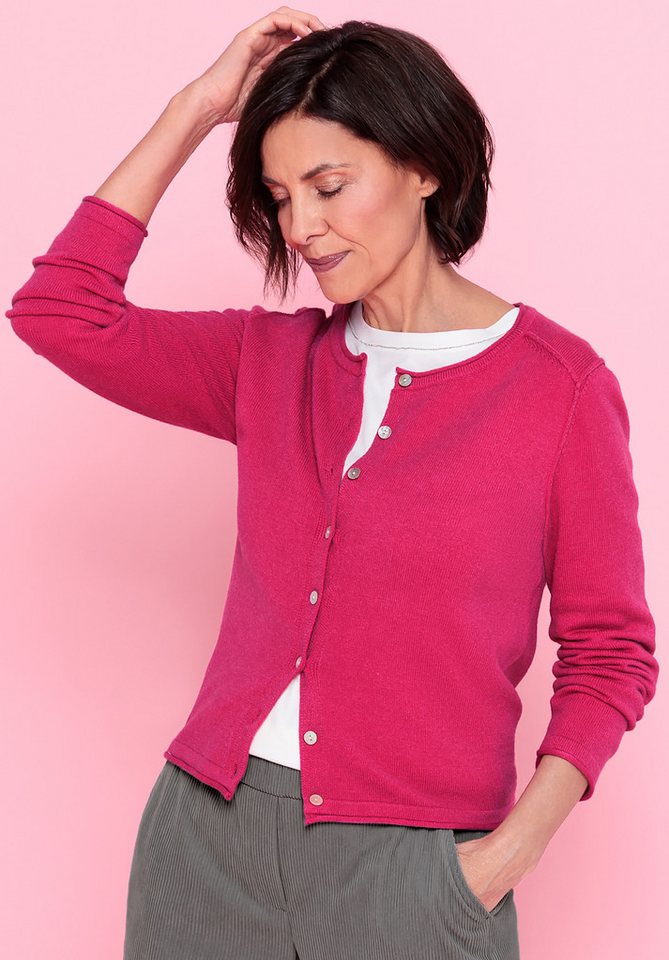 bianca Cardigan RANIS aus weicher Strickware in Trendfarbe 'Pink' bianca Cardigan RANIS aus weicher Strickware in Trendfarbe 'Pink' von bianca