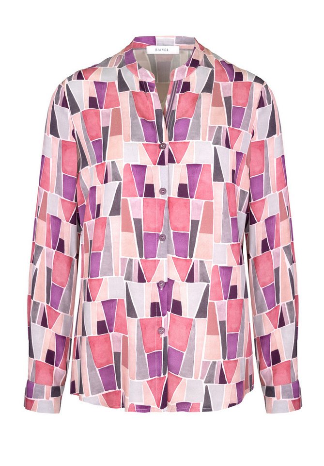 bianca Druckbluse ALINA mit modischem grafischen Dessin in Trendfarben bianca Druckbluse ALINA mit modischem grafischen Dessin in Trendfarben von bianca