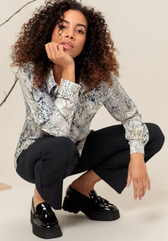 bianca Druckbluse JOY in modischem Animal-Dessin von bianca