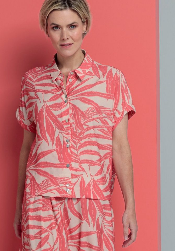 bianca Druckbluse SABEA in angesagtem Allover-Print in Trendfarbe bianca Druckbluse SABEA in angesagtem Allover-Print in Trendfarbe von bianca