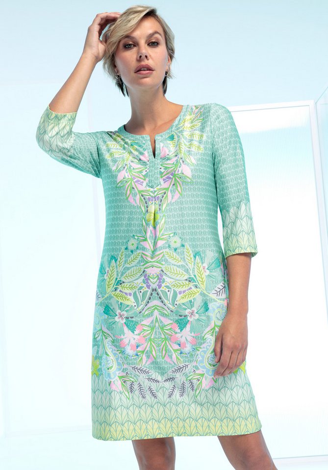bianca Druckkleid DANILO mit modernem Allover-Print in Trendfarbe von bianca