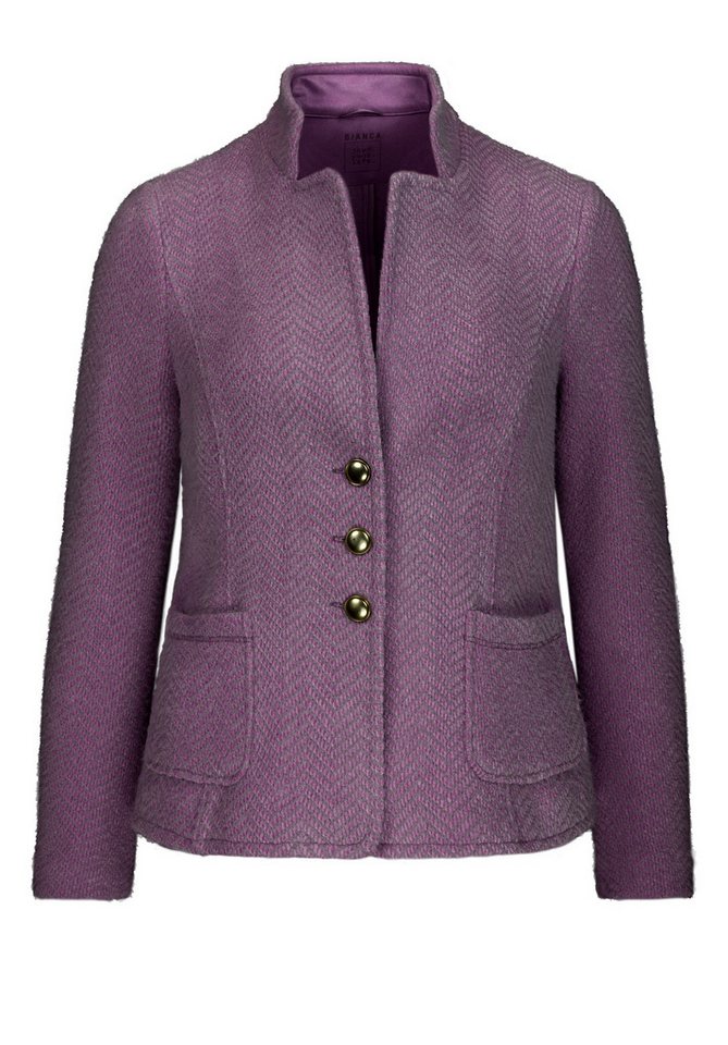 bianca Jackenblazer JOALINA in samtig, weichem Strukturjersey in Trendfarbe bianca Jackenblazer JOALINA in samtig, weichem Strukturjersey in Trendfarbe von bianca