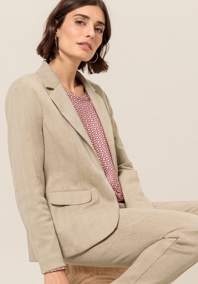 bianca Jerseyblazer ARIANE in Fischgrät-Muster in angesagter Jerseyware von bianca