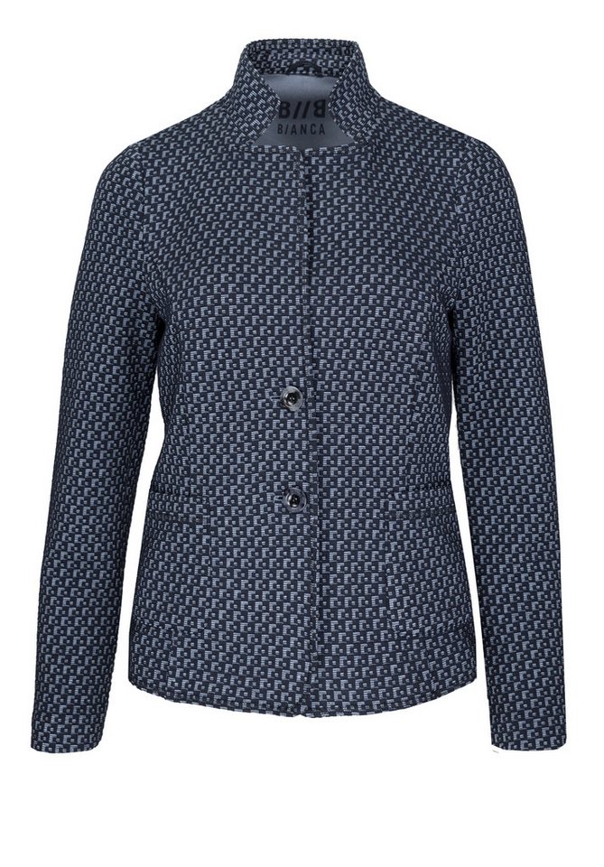 bianca Jerseyblazer JOALINA in gemusterter Webstruktur aus Jerseyware von bianca