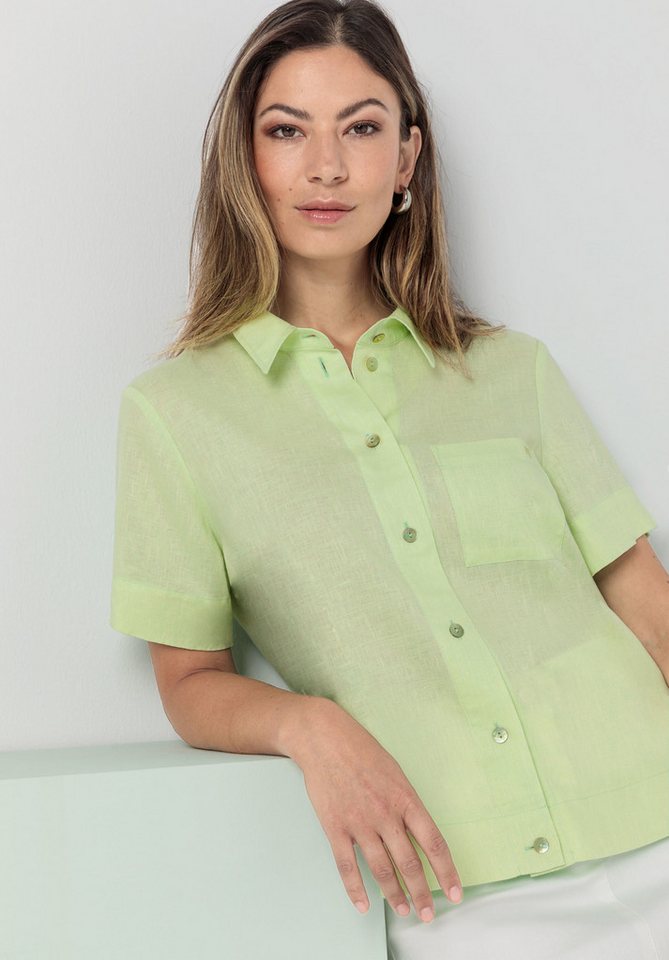 bianca Kurzarmbluse ALICE in angesagter Trendfarbe und modernem Look von bianca