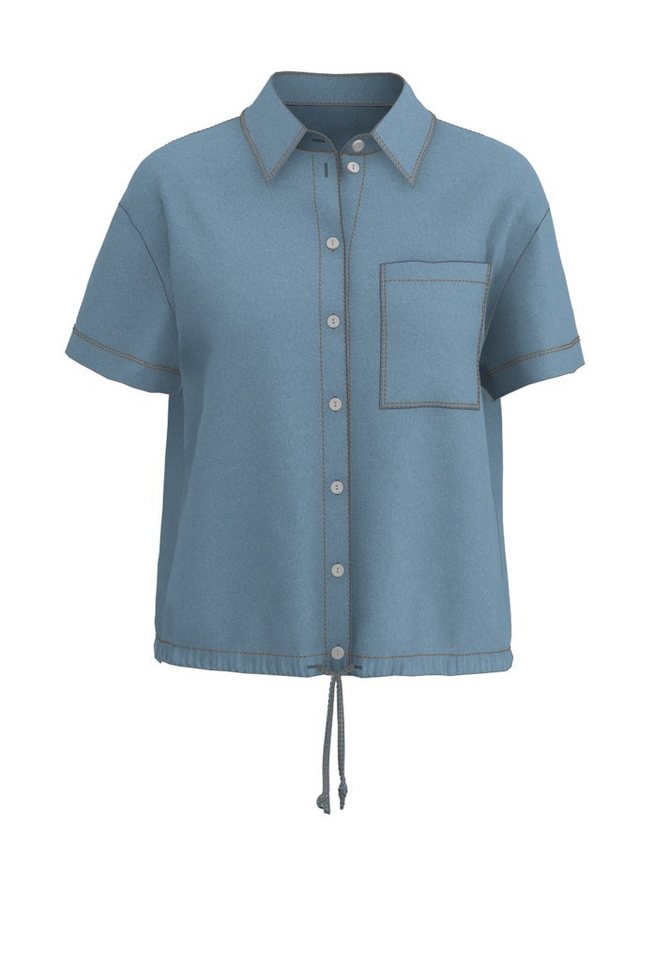 bianca Kurzarmbluse ANIA bleached denim von bianca