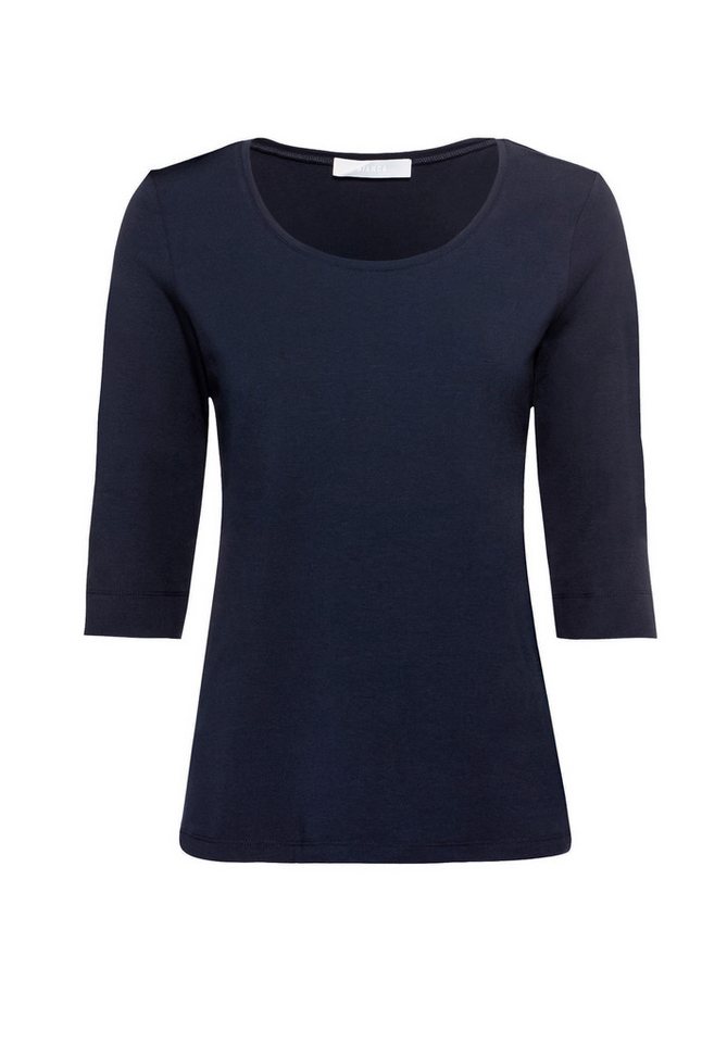 bianca Kurzarmshirt DIELLA im cleanen Look mit verlängertem Kurzarm bianca Kurzarmshirt DIELLA im cleanen Look mit verlängertem Kurzarm von bianca