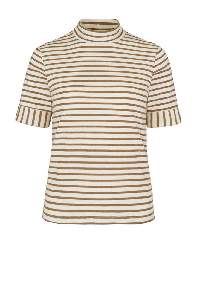 bianca Kurzarmshirt GIDDI mit Stehkragen im klassischen Streifen von bianca