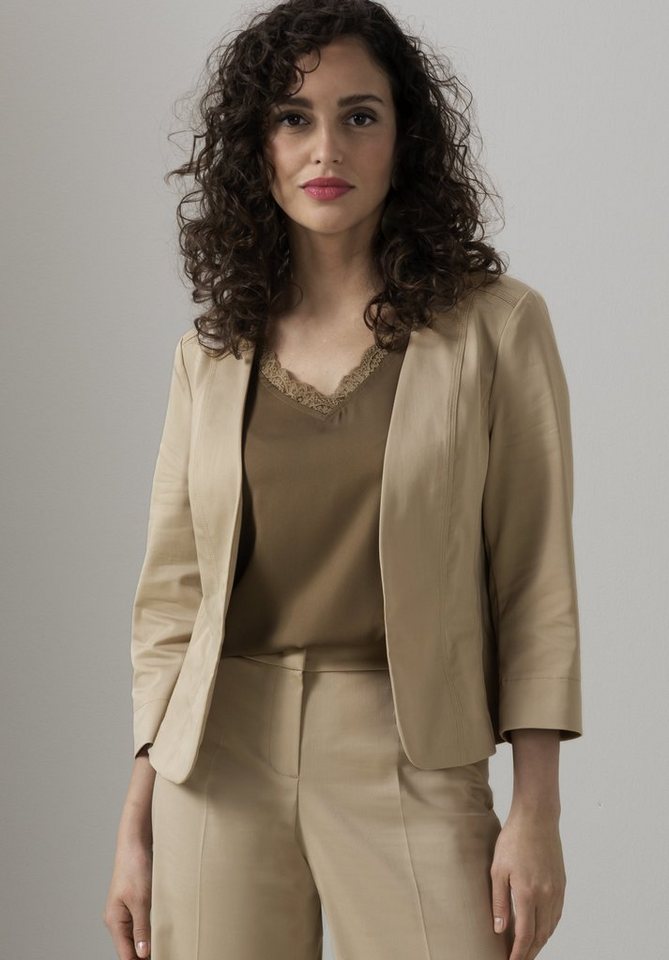 bianca Kurzblazer CAROLIN in modernem edlen Look mit V-Ausschnitt von bianca