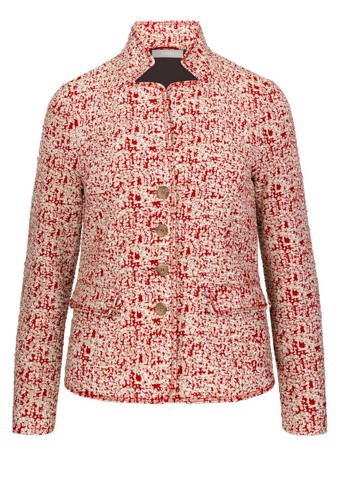 bianca Kurzblazer JOALINA in gemusterter Webstruktur aus Jerseyware bianca Kurzblazer JOALINA in gemusterter Webstruktur aus Jerseyware von bianca