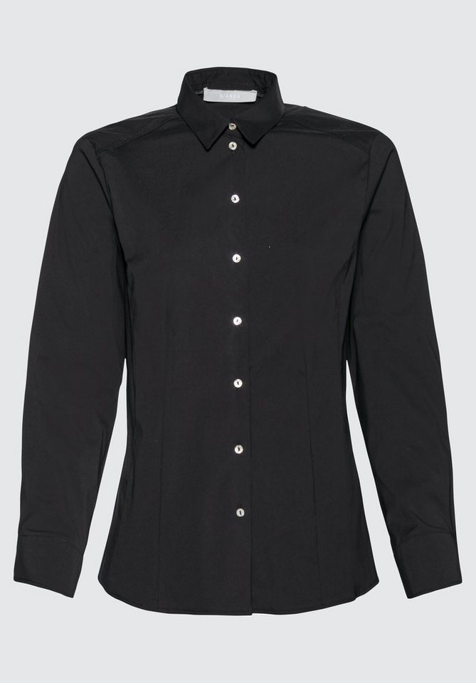 bianca Langarmbluse SERINA black von bianca