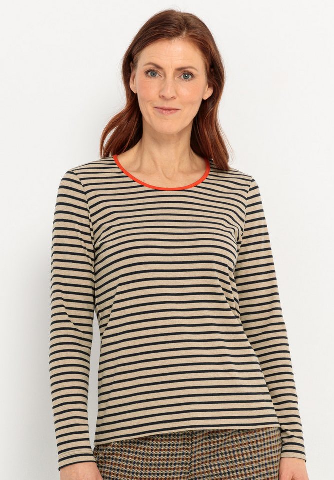 bianca Langarmshirt DAMI in klassischem Ringeldessin von bianca
