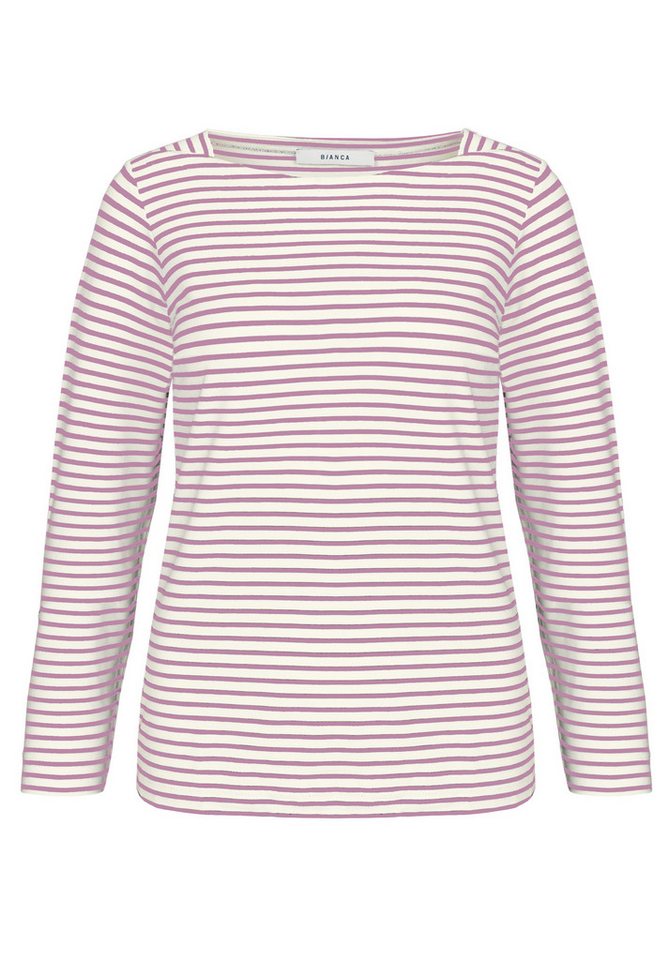 bianca Langarmshirt LOTTE* in coolem Ringellook in aktueller Saisonfarbe von bianca