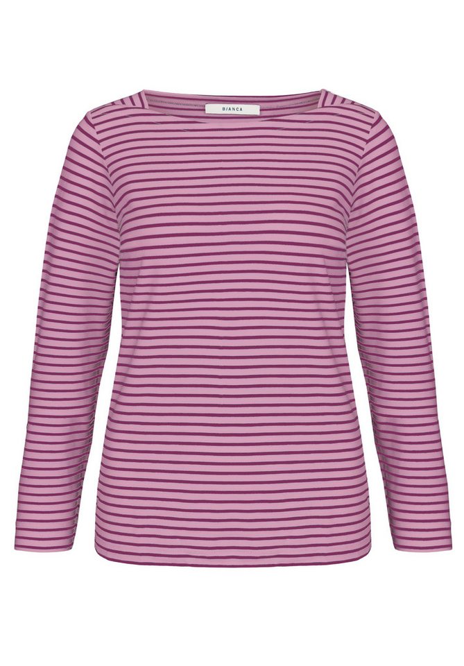 bianca Langarmshirt LOTTE* in coolem Ringellook in aktueller Saisonfarbe von bianca