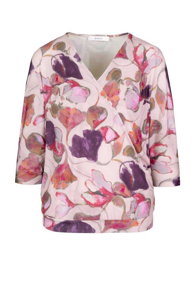 bianca Langarmshirt - Print-Shirt WALLY mit floralem Muster - Blusenshirt von bianca