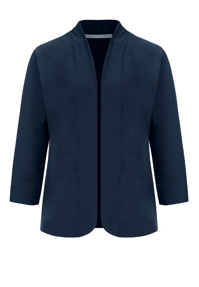 bianca Jerseyblazer – Offene Jacke mit Schalkragen und 3/4-Arm von bianca