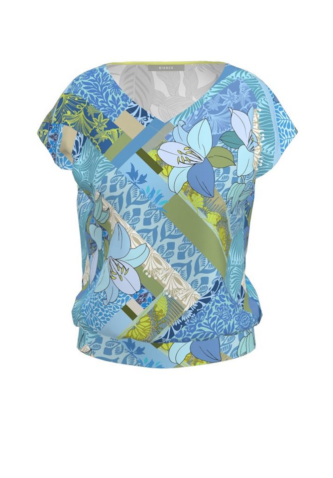 bianca Longsleeve JULIE BLAU BUNT von bianca