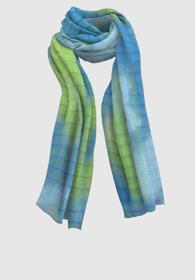 bianca Modetuch DELA, mit coolem Batik-Print in Trendfarben von bianca