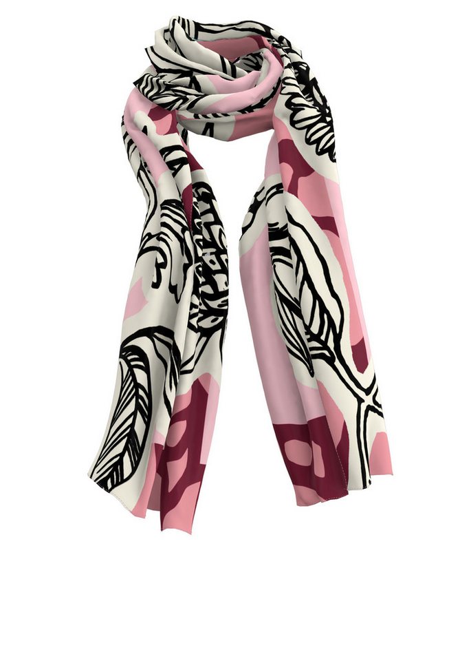 bianca Modetuch MUSI, mit modernem Print in Trendfarben von bianca