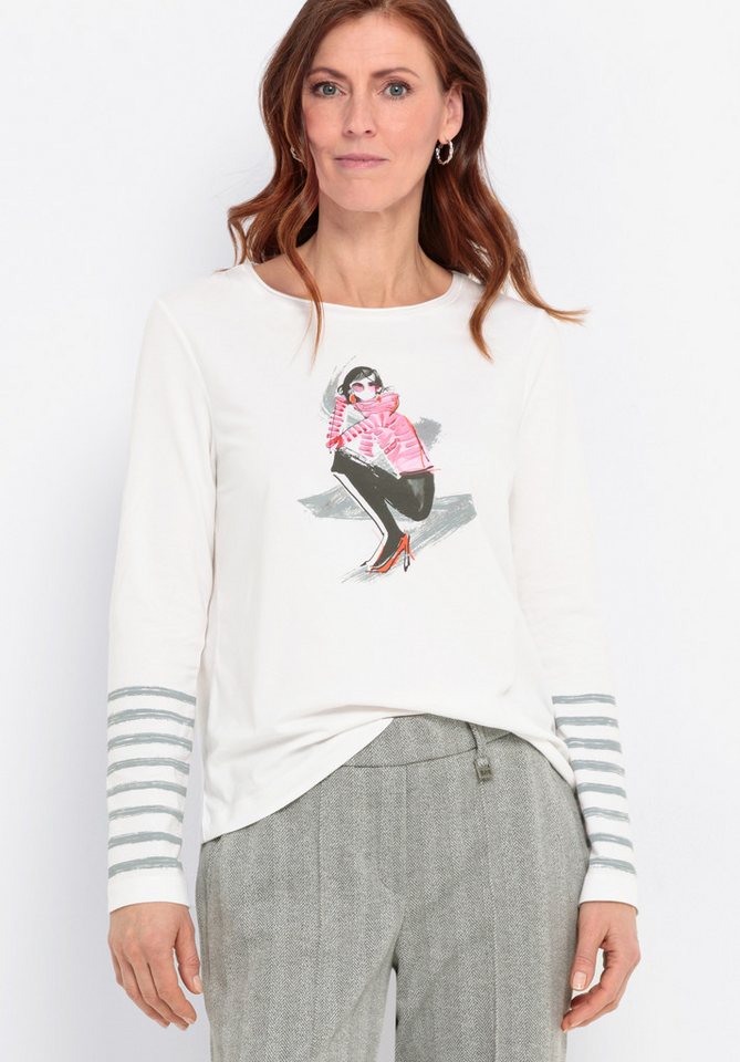 bianca Print-Shirt DAMI mit coolem grafischen Mode-Print von bianca