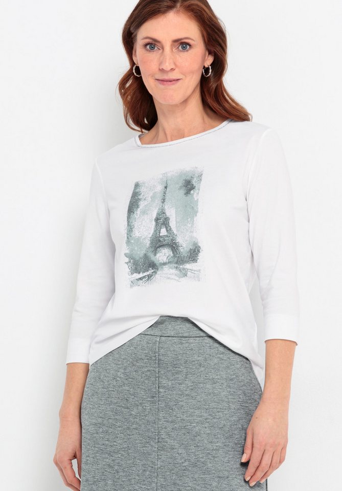 bianca Print-Shirt DINI mit modischem City-Motiv und Glitzersteinchen von bianca