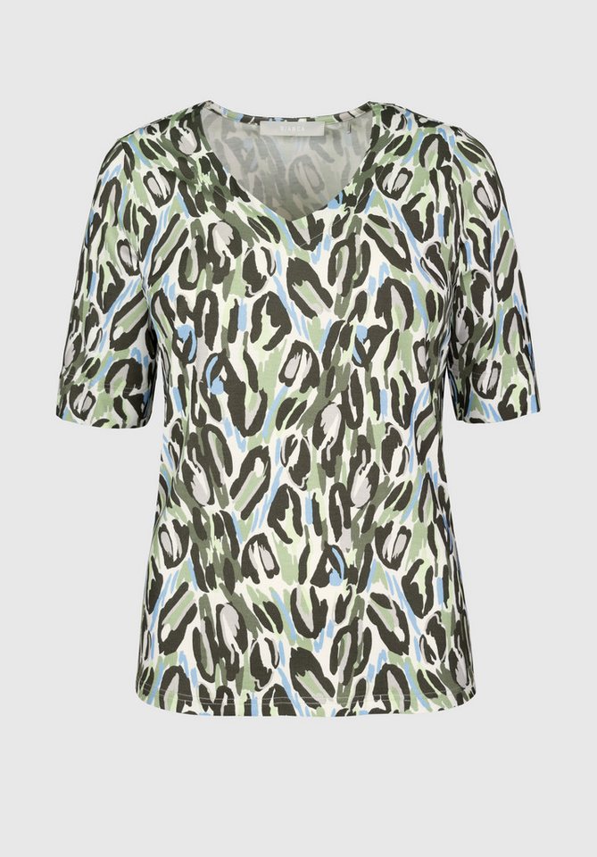 bianca Print-Shirt EDIRA mit modernem Allover-Muster in Trendfarben von bianca