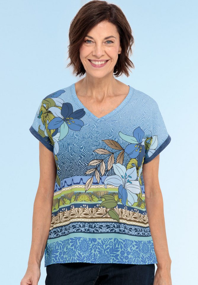 bianca Print-Shirt JULIE mit coolem Frontmotiv in Trendfarben von bianca