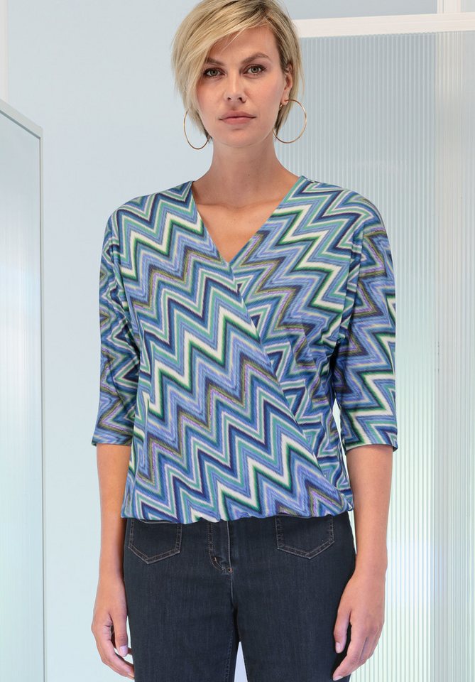 bianca Print-Shirt WENJA mit angesagtem Muster in trendigen Farben von bianca