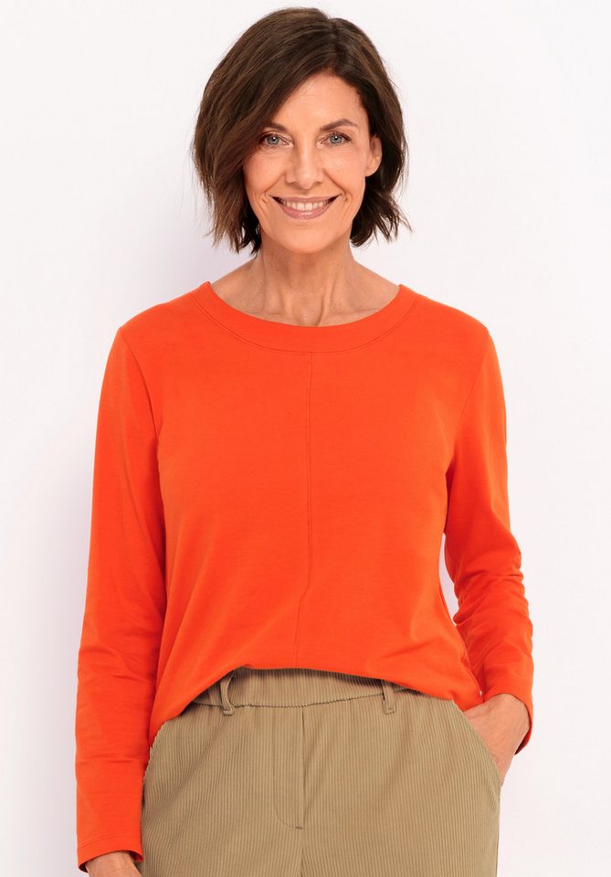 bianca Rundhalsshirt DAMI aus softer Jersey-Qualität in Trendfarbe von bianca