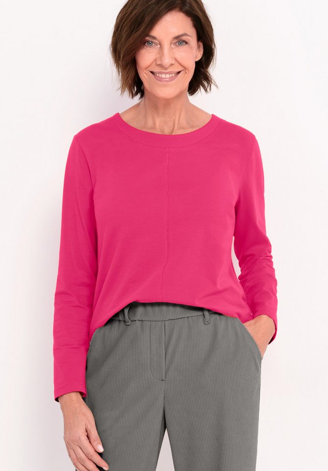 bianca Rundhalsshirt DAMI aus softer Jersey-Qualität in Trendfarbe von bianca