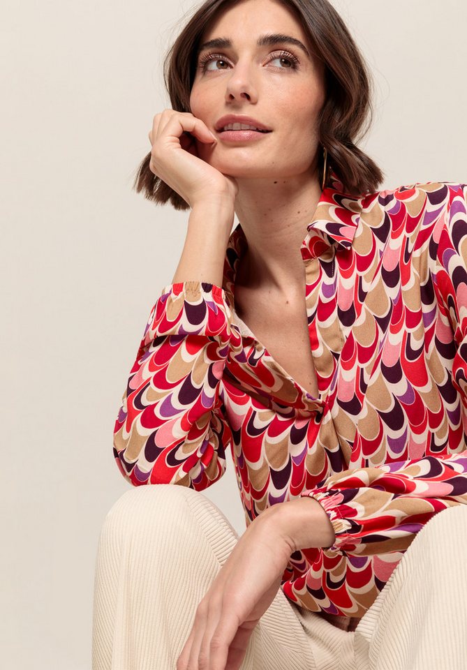 bianca Schlupfbluse ADINA mit grafischem farbenfrohen Allover-Druck bianca Schlupfbluse ADINA mit grafischem farbenfrohen Allover-Druck von bianca