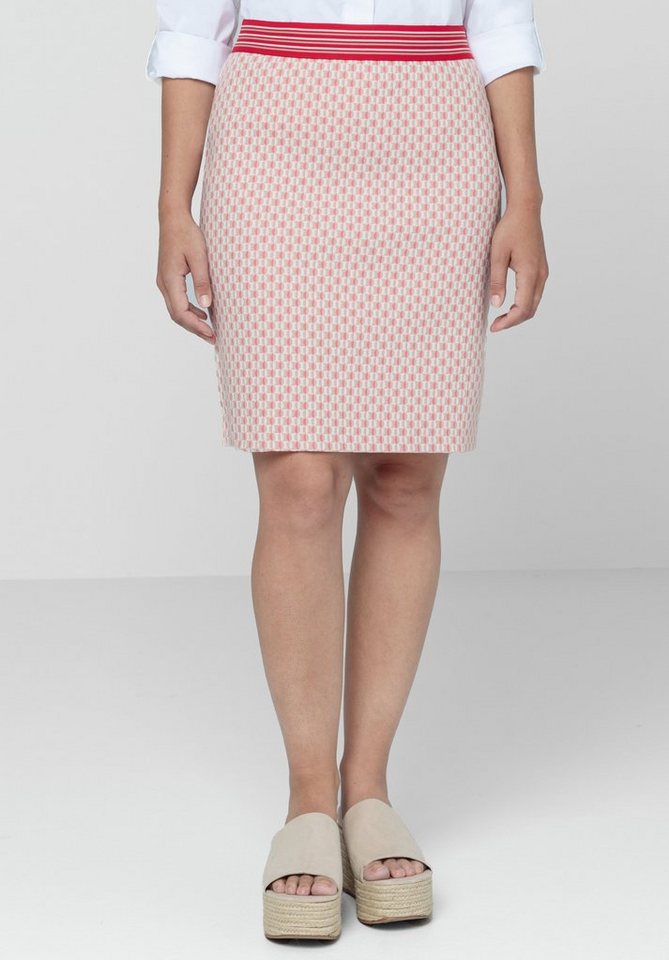 bianca Sommerrock IRIS aus angesagtem Minimal-Print in Trendfarben von bianca