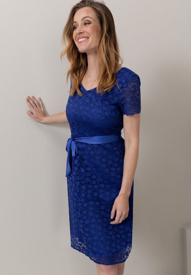 bianca Spitzenkleid DARCEY in angesagter Trendfarbe und femininer Form von bianca