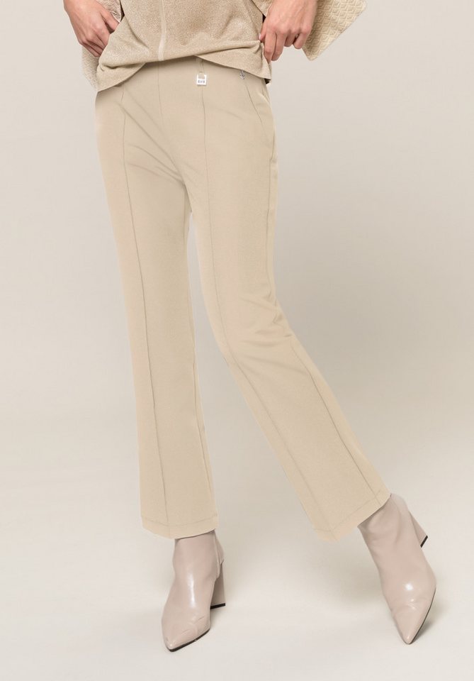 bianca Stretch-Hose DENVER in schmaler Silhouette mit abgenähter Biese von bianca