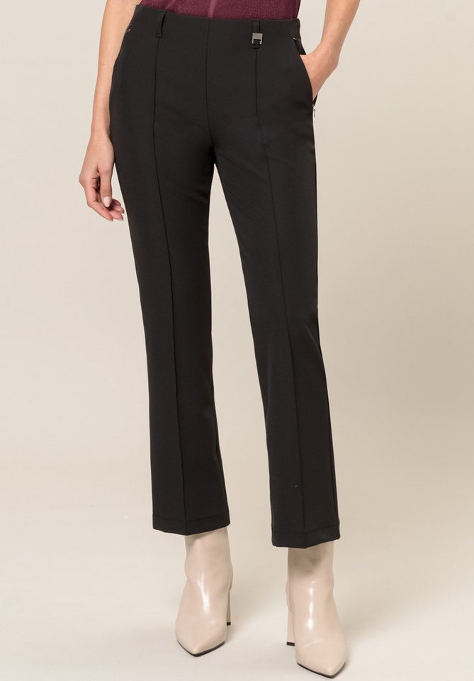 bianca Stretch-Hose DENVER in schmaler Silhouette mit abgenähter Biese von bianca