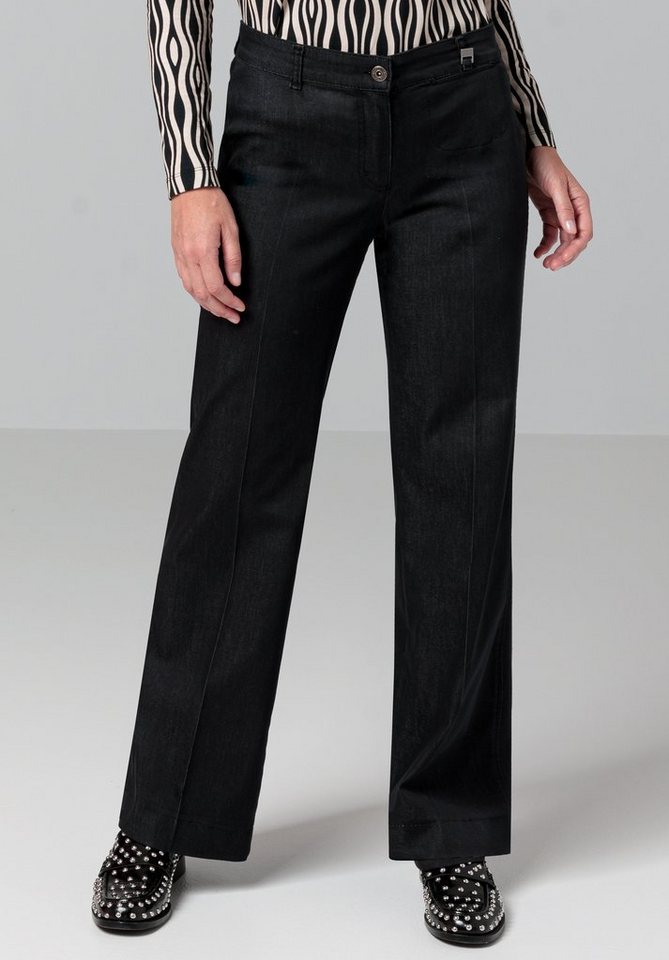 bianca Stretch-Jeans MELBOURNE aus super elastischem black Denim von bianca