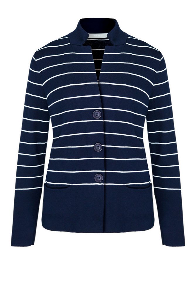 bianca Strickjacke KOSMOS in klassischem Streifendessin von bianca