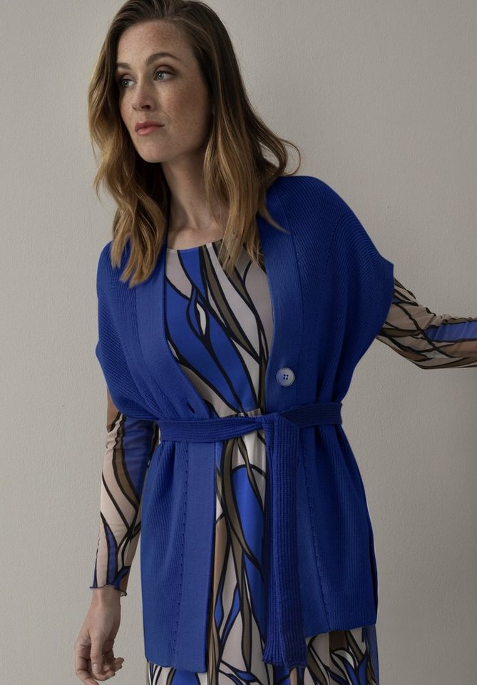 bianca Strickjacke ORLY in modischer Rippstruktur und cooler Trendfarbe von bianca
