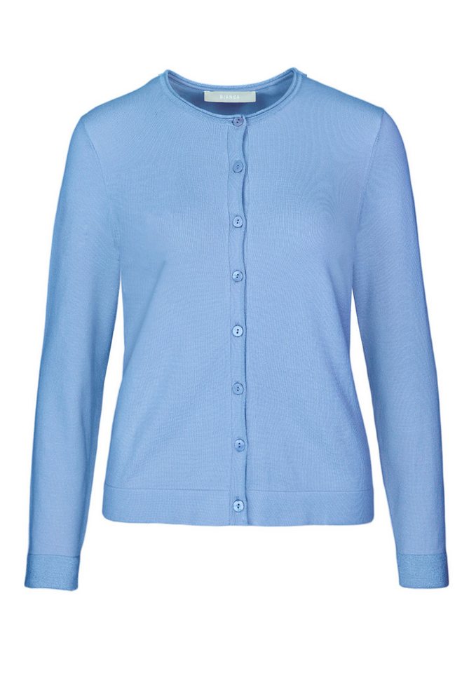 bianca Strickjacke RANIS in trendigem Feinstrick mit Lurex-Details von bianca