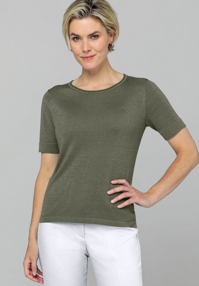 bianca Strickpullover RABEA mit dezent schimmernden Effekt in Trendfarbe von bianca