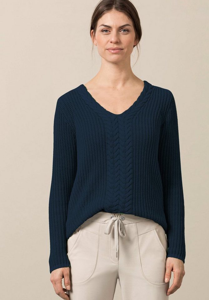 bianca Strickpullover VENUS in modernen Grobstrick mit stylischem Zopfmuster von bianca